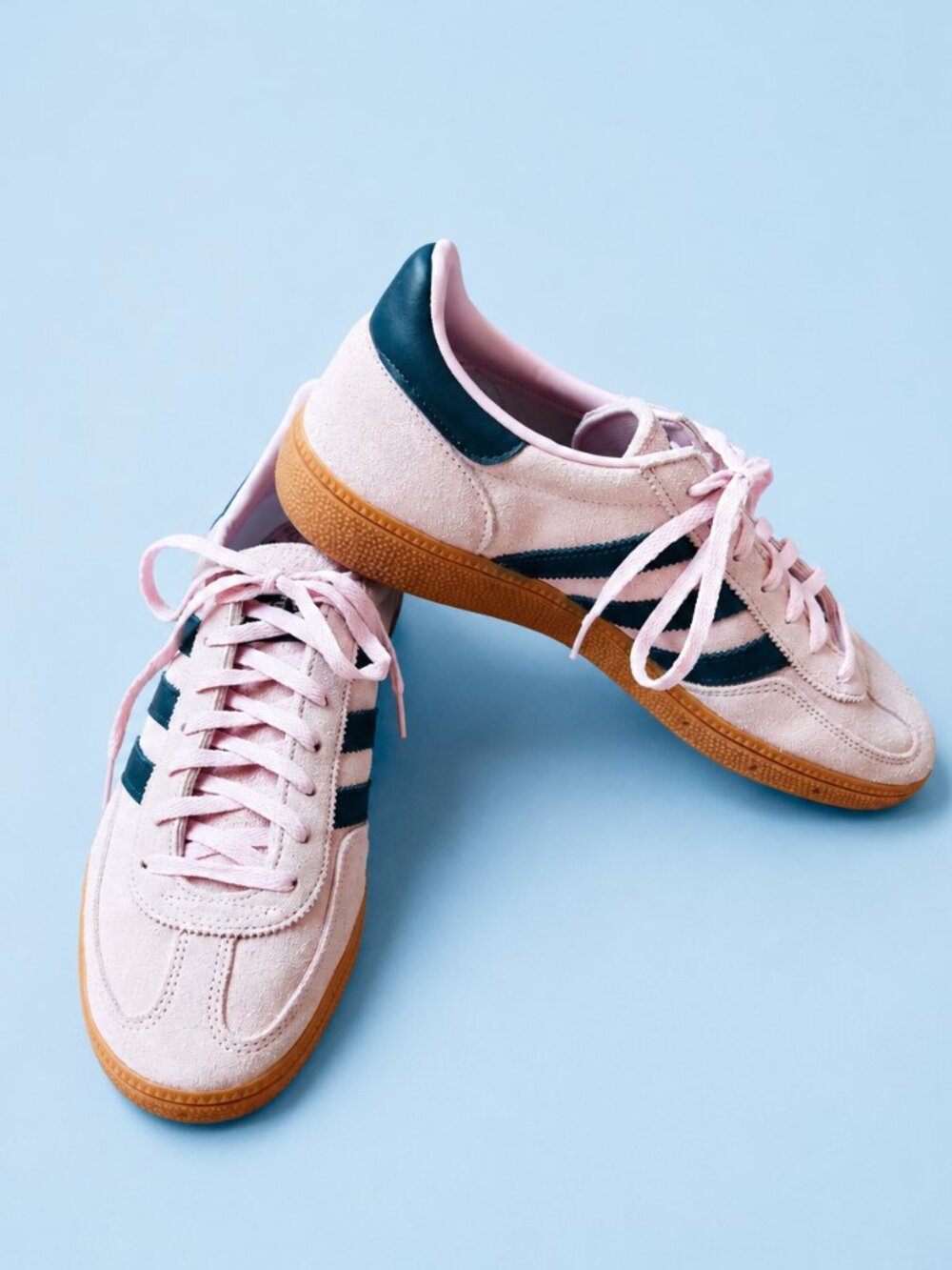 adidas Handball Spezial Sneakers Clear Pink / Arctic Night | Women's Size 9.5 - Picture 2 of 5
